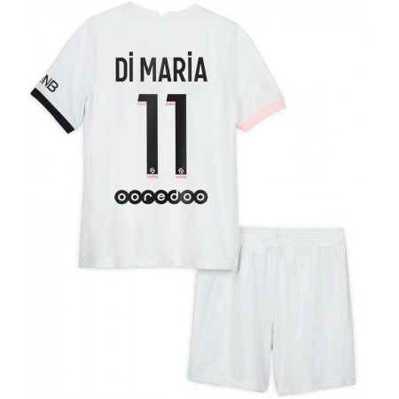 Jalkapallo Peliasut Paris Saint-Germain Di Maria 11 Lasten Vieras Pelipaita 2021-2022 Lyhythihainen